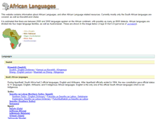 Tablet Screenshot of africanlanguages.com